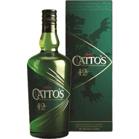 Виски Катто'с, Делюкс / Catto's, Deluxe, 12 лет, 40%, 0.7л