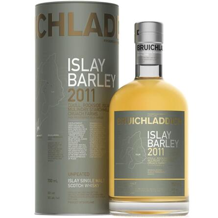 Виски Айла Барли, Брукладди / Islay Barley, Bruichladdich, 2011, 50%, 0.7л, в тубусе