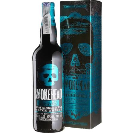 Виски Смоукхед Терминадо, Текила Финиш / Smokehead Terminado, Tequila Finish, Ian Macleod, 43% 0.7л