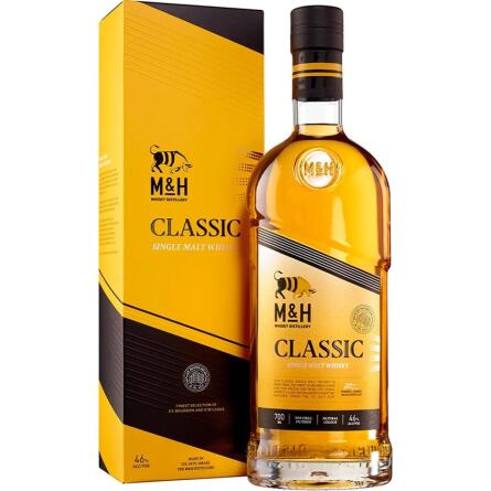 Виски Классик, Сингл Молт / Classic, Single Malt, M&H Distillery, 46%, 0.7л