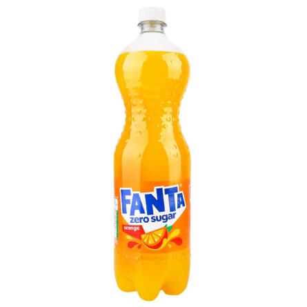 Напій газований Fanta апельсин без цукру 1,25л