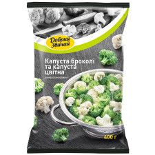 Капуста Добрий Звичай броколі та цвітна капуста 400г mini slide 1