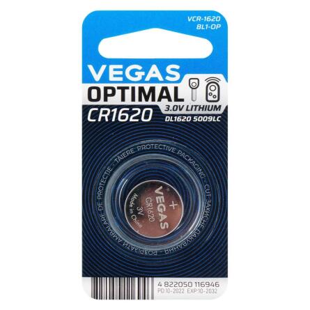 Батарейка Vegas Optimal CR1620