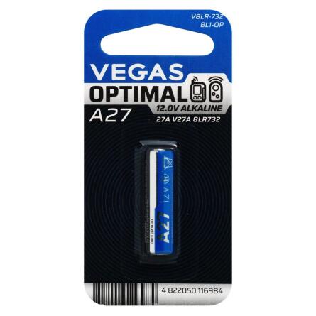 Батарейка Vegas Optimal A27