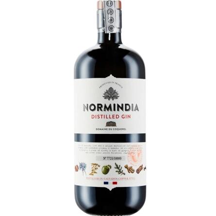 Джин Норминдиа, Дистилд / Normindia, Distilled, Coquerel, 41.4%, 0.7л slide 1