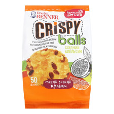 Снек Doctor Benner Crispy Balls Восточный апельсин 50г mini slide 1
