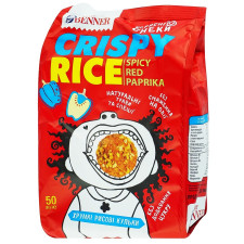 Снек Doctor Benner Crispy Rice з червоною паприкою 50г mini slide 1