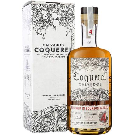 Кальвадос Кокерель, Бурбон Фініш / Coquerel, Bourbon Finish, 4 роки, 41%, 0.7л