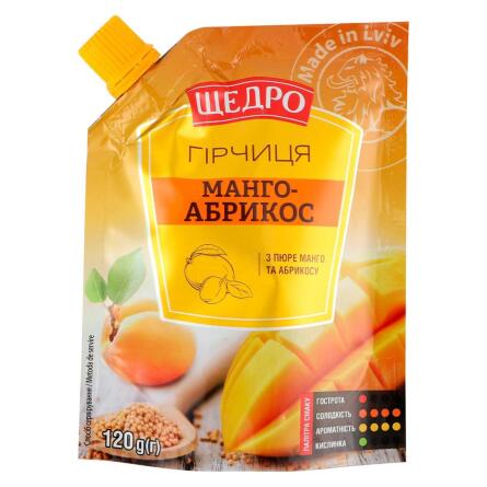 Горчица Щедро манго-абрикос 120г