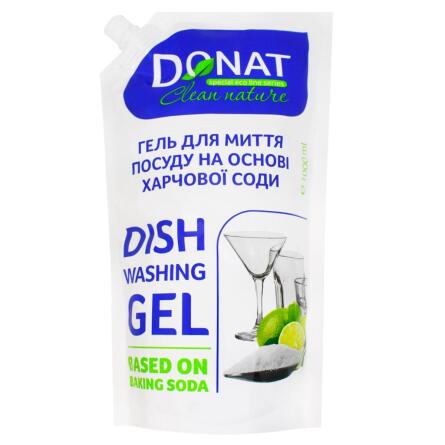 Средство для мытья посуды Donat Clean Nature на основе пищевой соды 1л