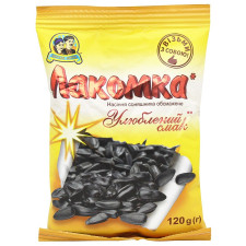 Насіння соняшника Народна Марка Лакомка смажене 120г mini slide 1