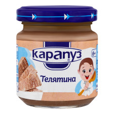 Пюре Карапуз Телятина для дітей з 6 місяців 90г mini slide 1