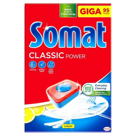 Таблетки для посудомоечных машин Somat Classic 95шт