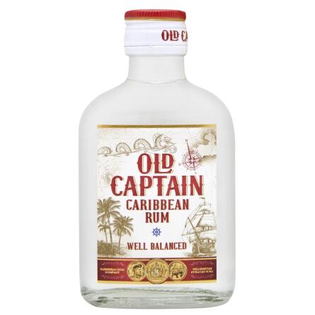 Ром Old Captain Caribbean White 37,5% 200мл