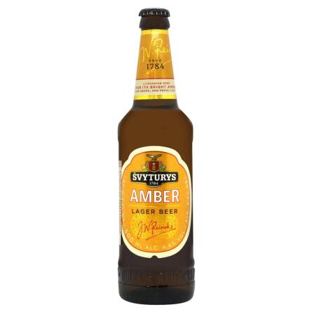 Пиво Svyturys Amber світле 4,6% 0,5л