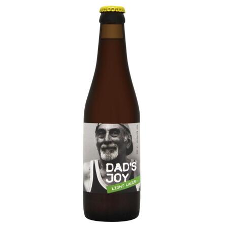 Пиво Dad's Joy Light Lager світле нефільтроване 4,2% 0,33л