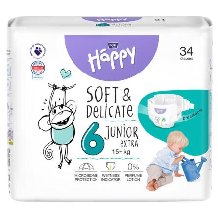 Підгузки Bella Happy Junior Extra 6 15+кг 34шт