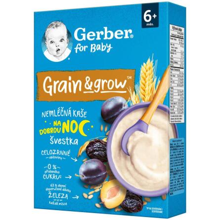 Каша овсяно-пшеничная Gerber с черносливом с 6 месяцев 200г