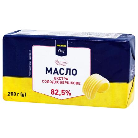 Масло Metro Chef экстра сладкосливочное 82,5% 200г