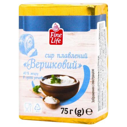 Сир плавлений Fine Life Вершковий 40% 75г