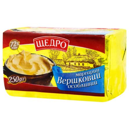 Маргарин Щедро Вершковий особливий 72% 250г