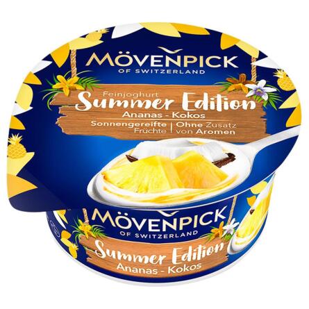 Йогурт Movenpick Summer Edition ананас-кокос 13% 150г