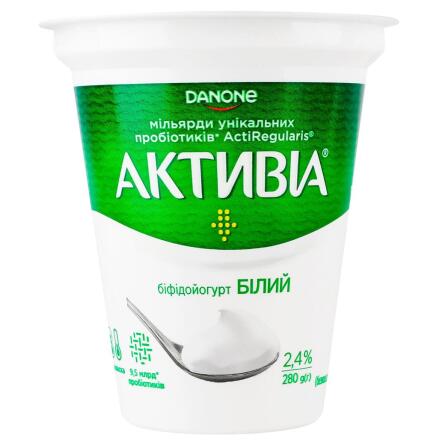 Біфідойогурт Danone Активіа Білий 2,4% 280г