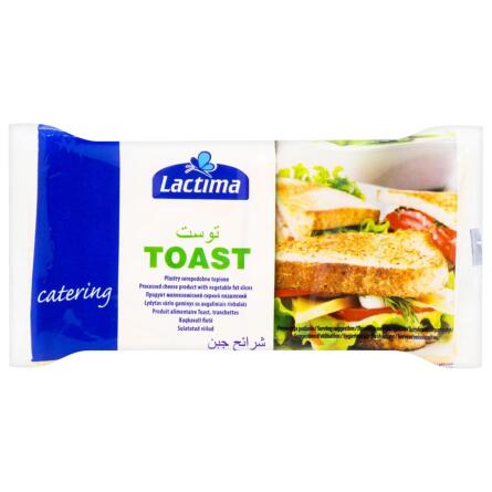 Продукт сирний плавлений Lactima Toast скибочки 45% 30шт х 20г 600г