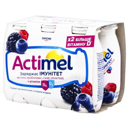 Продукт кисломолочный Actimel с лесными ягодами 1,4% 100г х 6шт