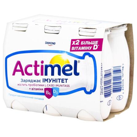 Продукт кисломолочный Actimel сладкий 1,5% 100г х 6шт