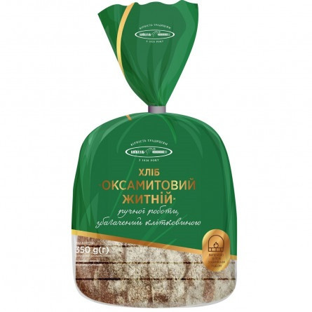 Хлеб Киевхлеб Бархатный ржаной половина нарезанный 350г