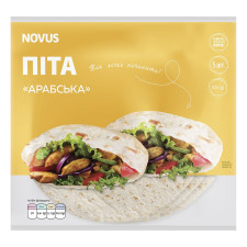 Піта Novus Арабська тонка 300г mini slide 1