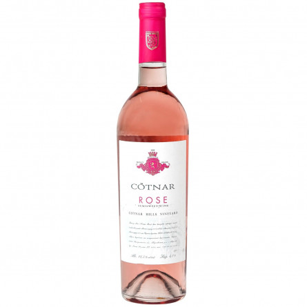 Вино Cotnar Rose рожеве напівсолодке 0,75л