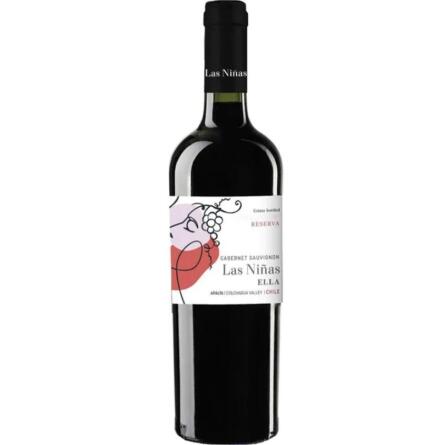 Вино Лас Ніньяс, Елла, Резерва Каберне Совіньйон / Las Ninas, Ella, Reserva Cabernet Sauvignon, червоне сухе 0.75л