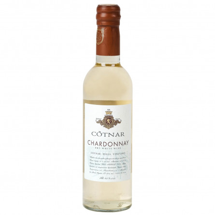 Вино Cotnar Chardonnay біле сухе 11% 0,375л