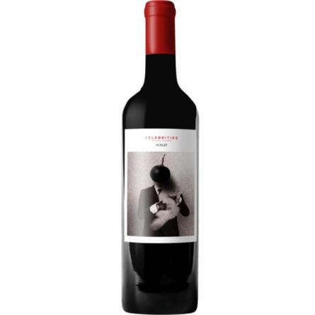 Вино Селебрітіс, Мерло / Celebrities, Merlot, Bodegas San Valero, червоне сухе 0.75л