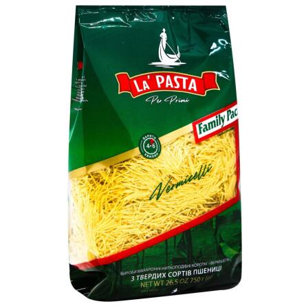 Макаронные изделия La Pasta Per Primi вермишель короткая 750г