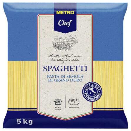 Макаронные изделия Metro Chef Spaghetti из твердых сортов пшеницы 5кг