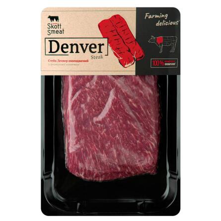 Шийна частина яловича Skott Smeat Denver Steak охолоджена ~500г