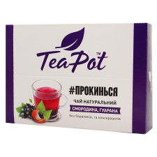 Чай TeaPot смородиновий концентрований у стіках 180г mini slide 1