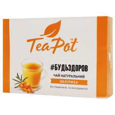 Чай обліпиховий TeaPot концентрований у стіках 180г mini slide 1