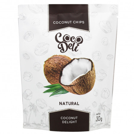 Чіпси кокосові Coco Deli без цукру 30г