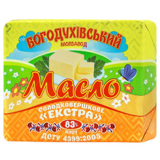 Масло Богодухівський Молзавод Екстра солодковершкове 83% 180г mini slide 1