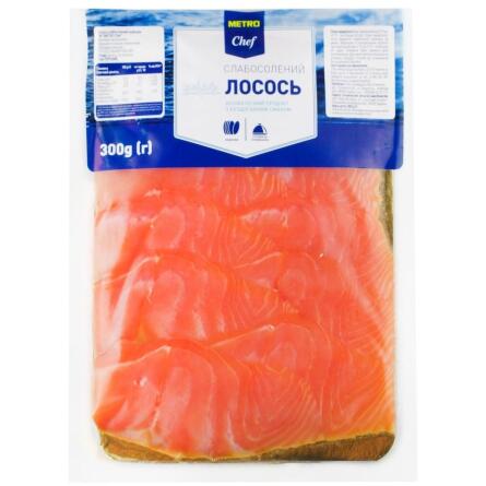 Лосось Metro Chef слабосоленый ломтики 300г