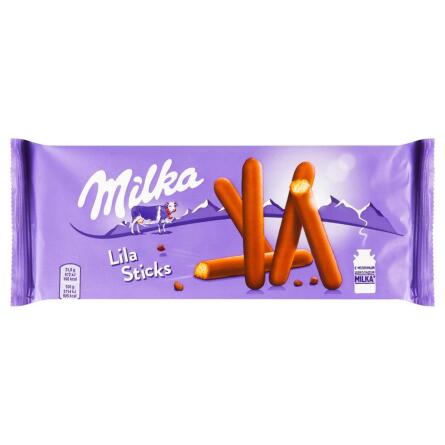 Печенье Milka Lila Sticks в молочном шоколаде 112г