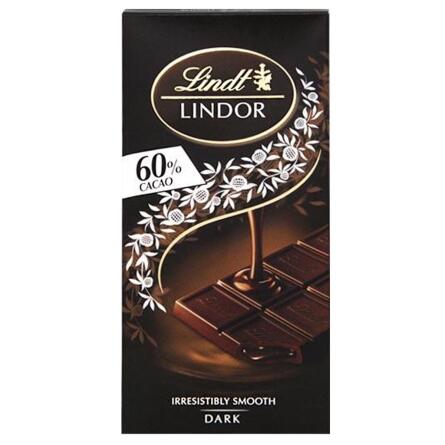 Шоколад черный Lindt Lindor 100г