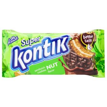 Печенье-сэндвич Konti Super Kontik со вкусом ореха 90г