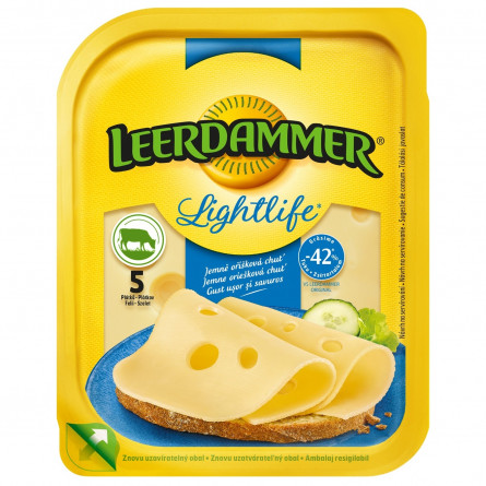 Сыр твердый Leerdammer Lightlife 30% 100г slide 1