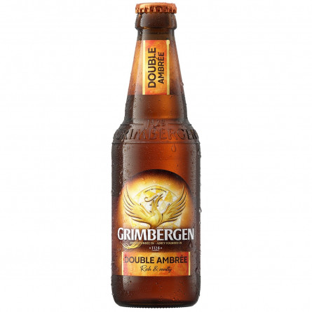 Пиво Grimbergen Double-Ambree полутемное 6,5% 0,33л slide 1
