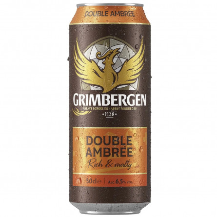 Пиво Grimbergen Double Ambree темное 6,5% 0,5л slide 1